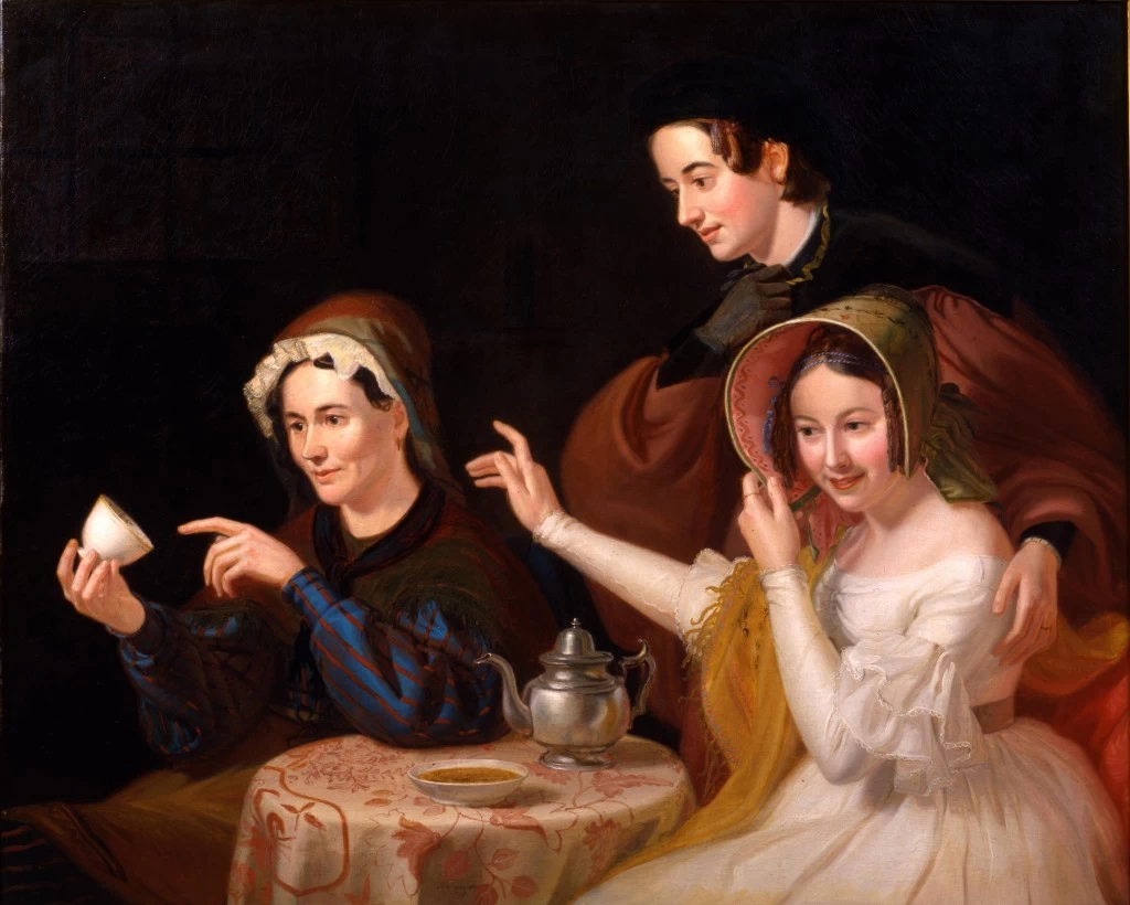 Feccia nella tazza (Cartomanzia, la cartomante) 1858 - New, York Historical Society